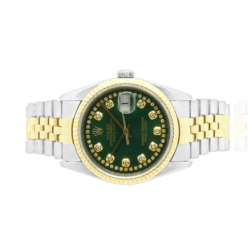 Rolex Stainless Steel & 18 Karat Yellow Gold Datejust 36