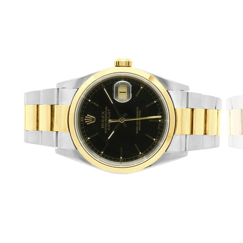 Rolex Stainless Steel & 18 Karat Yellow Gold Datejust 36mm