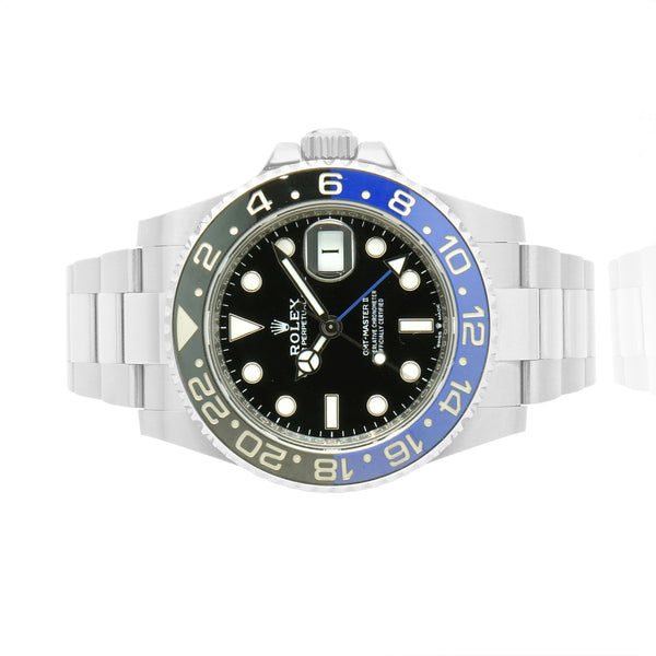 Rolex Stainless Steel GMT Master II Black / Blue “Batman”