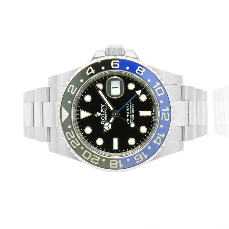 Rolex Stainless Steel GMT Master II Black / Blue “Batman”