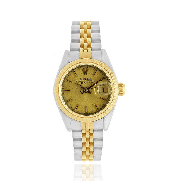 Rolex Stainless Steel & 18 Karat Yellow Gold Datejust 26