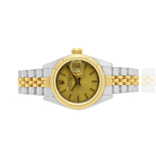 Rolex Stainless Steel & 18 Karat Yellow Gold Datejust 26