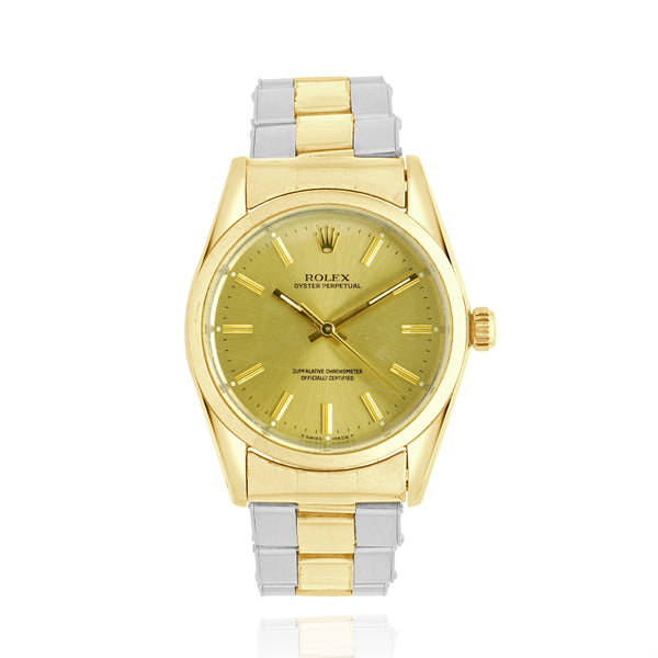 Rolex Vintage 1960 Gold Capped & Stainless Steel Date 36