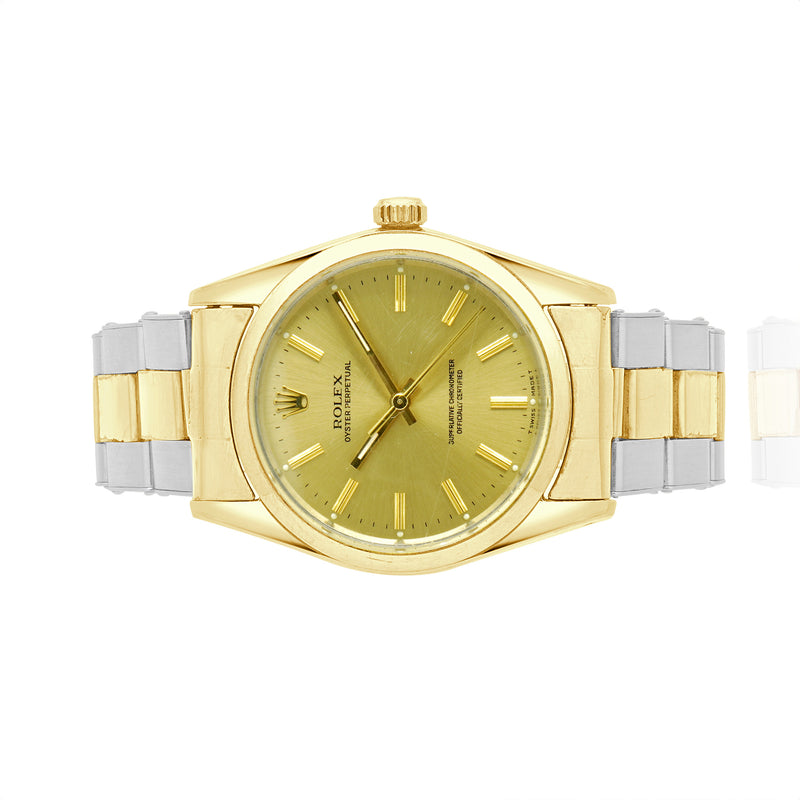 Rolex Vintage 1960 Gold Capped & Stainless Steel Date 36