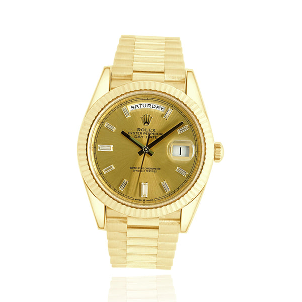 Rolex 18 Karat Yellow Gold Day-Date President 40mm