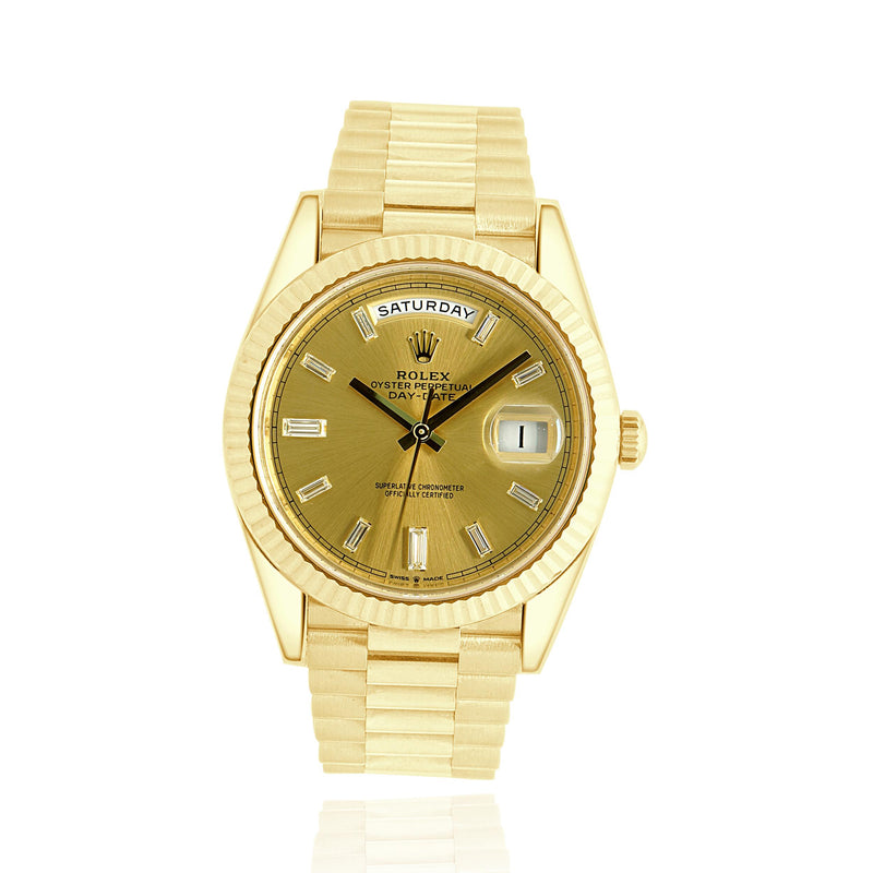 Rolex 18 Karat Yellow Gold Day-Date President 40mm