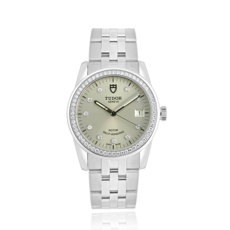 Tudor Stainless Steel Glamour Date 36mm