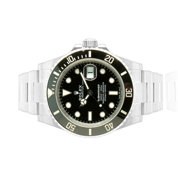 Rolex Stainless Steel Submariner 41mm Black / Black