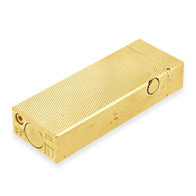 Dunhill Yellow Gold Plated "Rollagas" Lighter