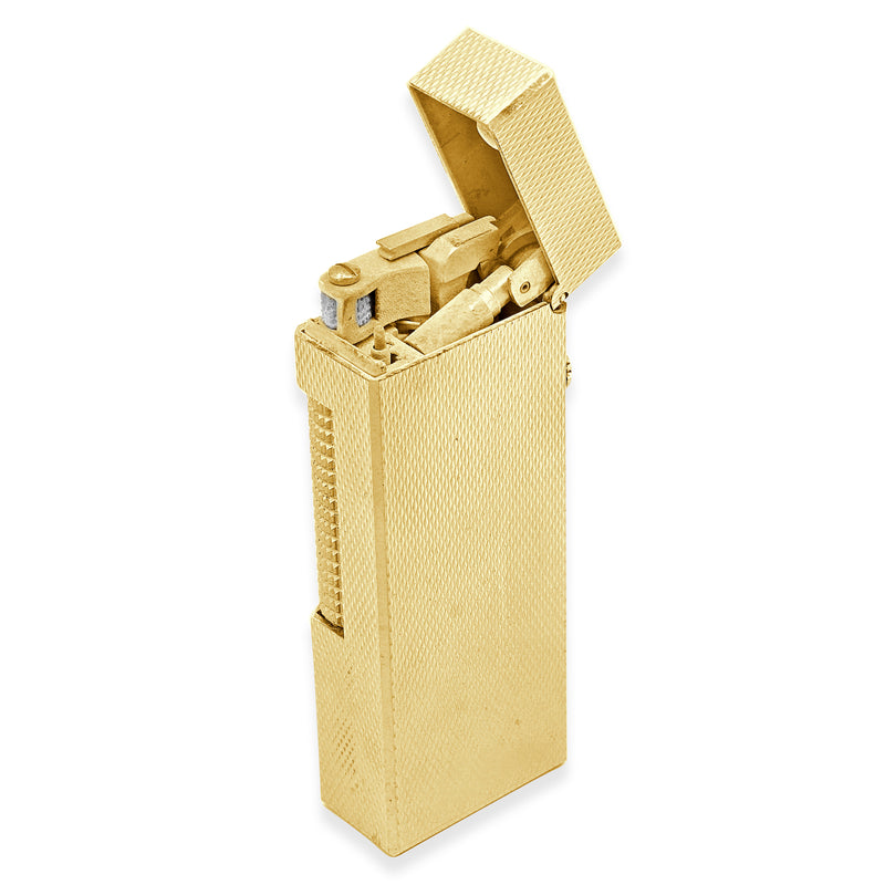 Dunhill Yellow Gold Plated "Rollagas" Lighter