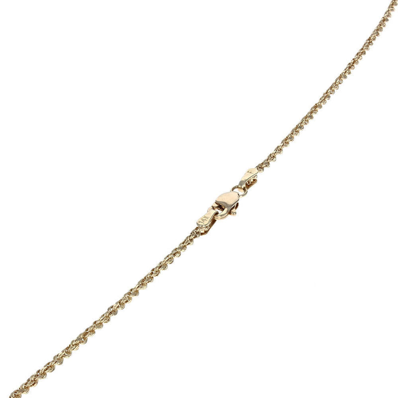 Peridot and Diamond Drop Necklace in White and Yellow Gold