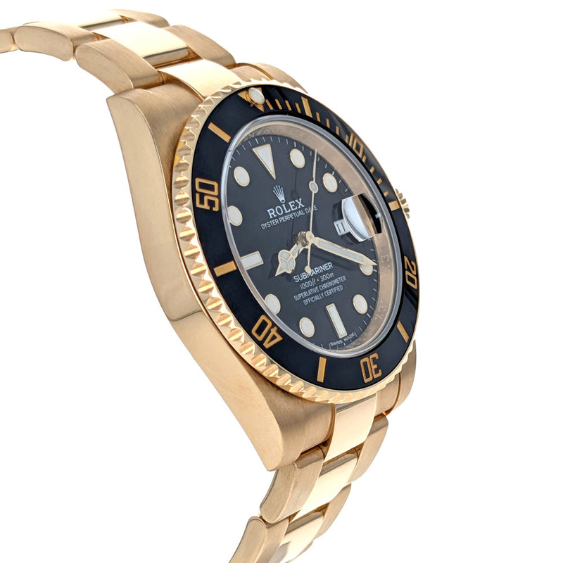 Rolex Submariner Date 40mm Yellow Gold 116618LN – The Estate Watch