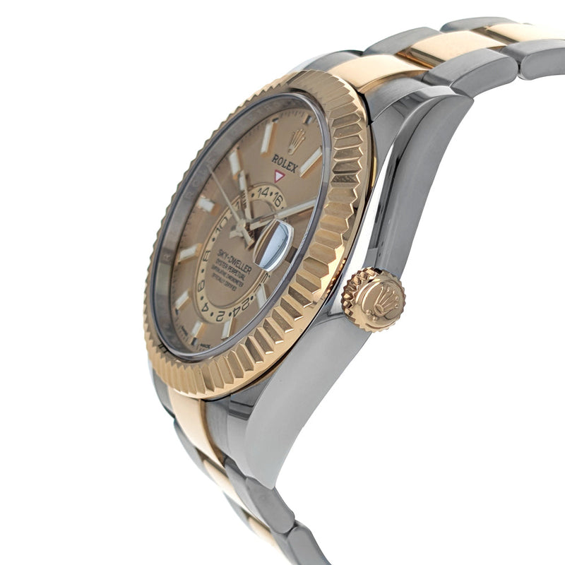 Rolex Sky-Dweller 42mm Stainless Steel Yellow Gold 326933