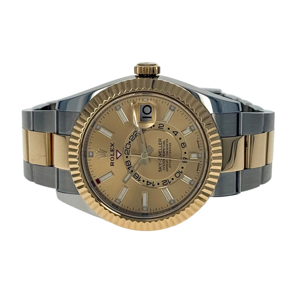Rolex Sky-Dweller 42mm Stainless Steel Yellow Gold 326933