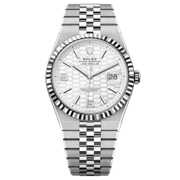 Rolex Land-Dweller 36 Stainless Steel White Gold 127234