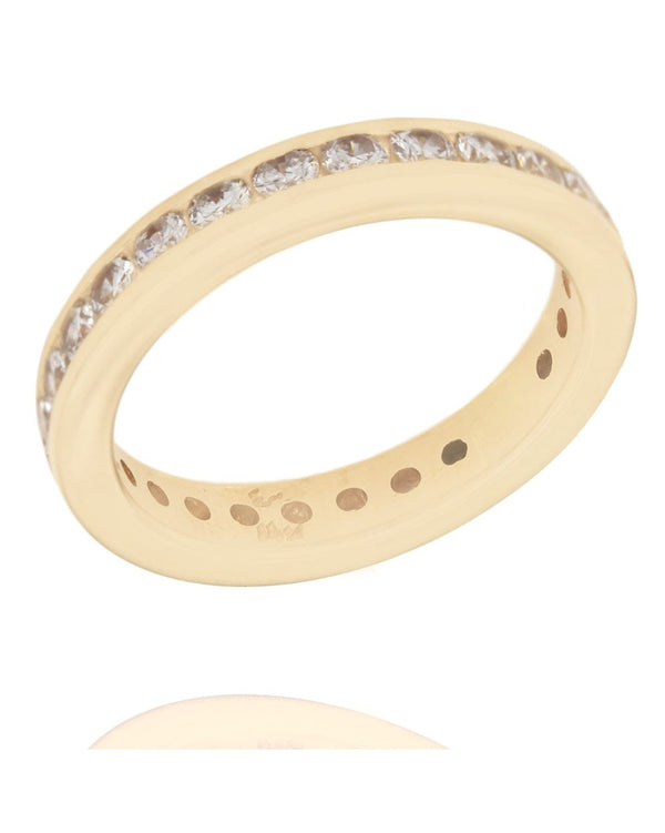 Diamond Eternity Band Ring in Gold