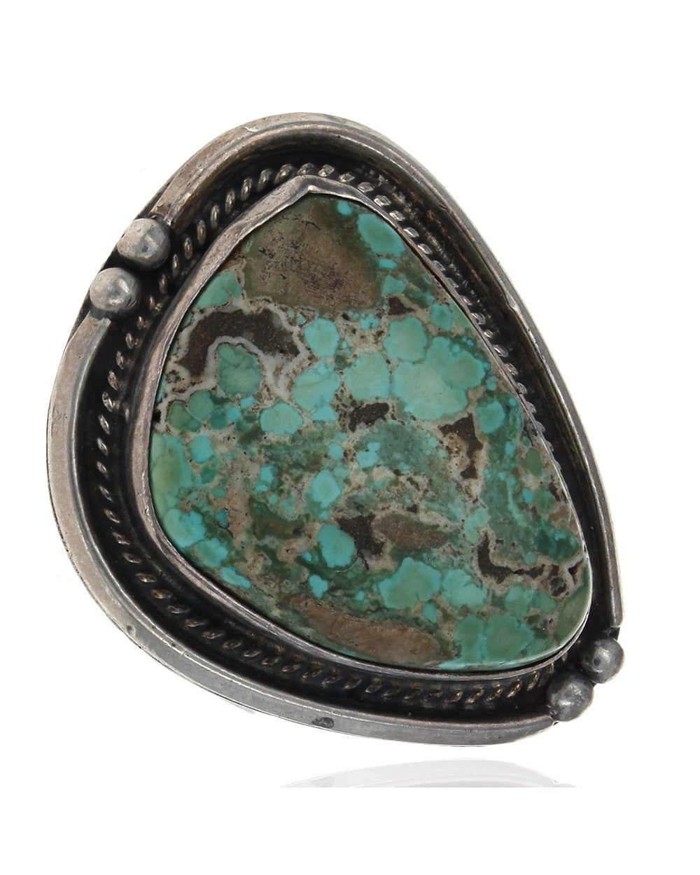 Navajo Sterling Silver & Turquoise Ring – The Estate Watch And Jewelry ...