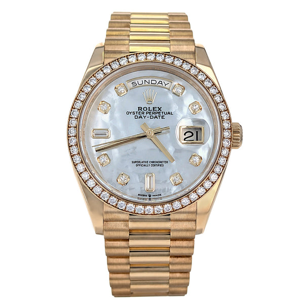 Rolex Day-Date 36 Yellow Gold Diamonds President 128348RBR