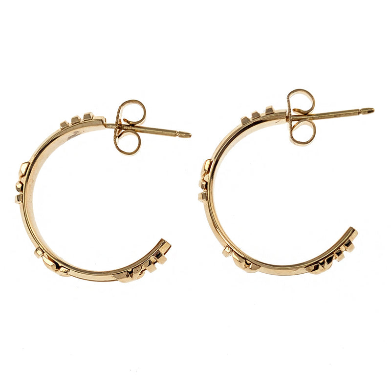 Tiffany & Co. 18K Yellow Gold Atlas Hoop Earrings – The Estate