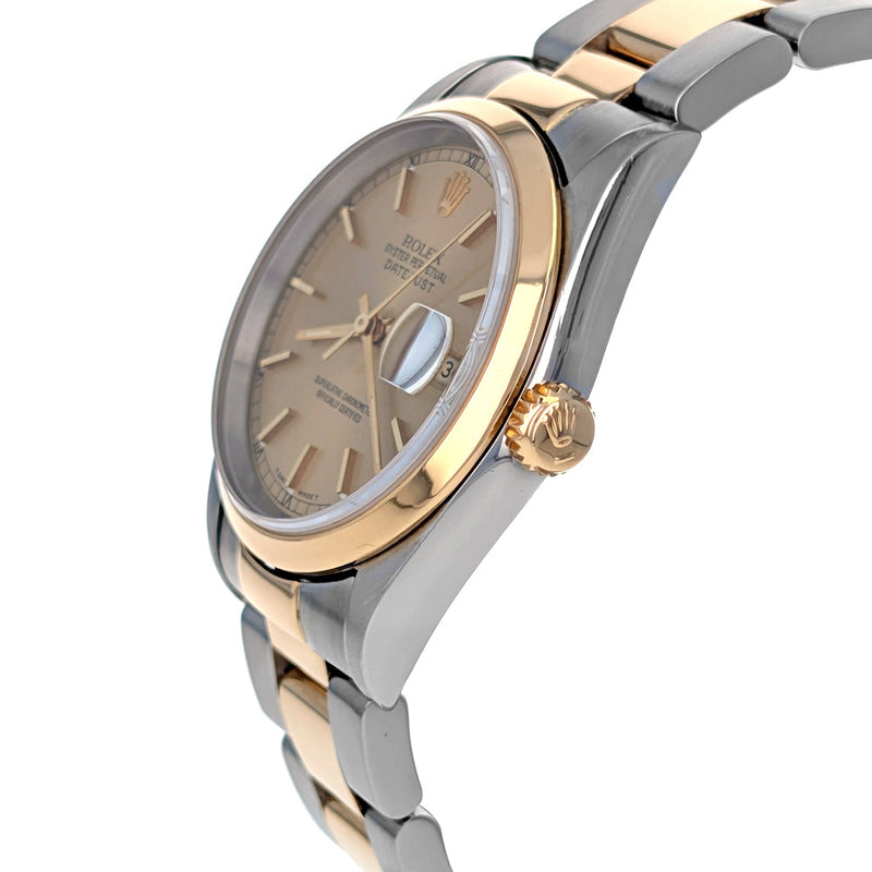 Rolex Datejust 36mm Stainless Steel Yellow Gold 16203
