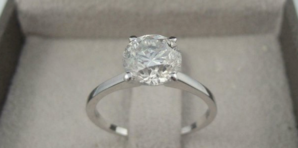 2.06 Radiant Cut 14ky Ring
