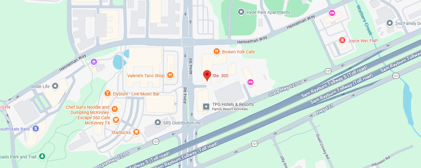 McKinney Office Location Map