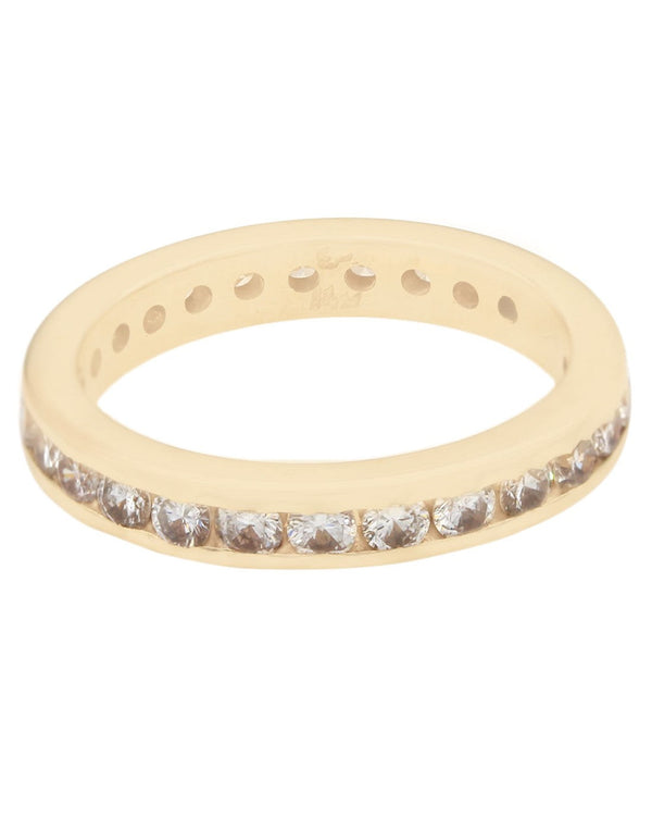 Diamond Eternity Band Ring in Gold