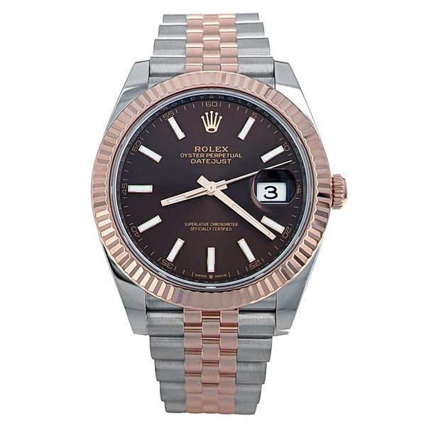 Rolex Datejust 41 Stainless Steel Rose Gold 126331