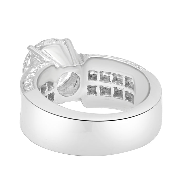 Platinum Diamond Invisible Set Ring
