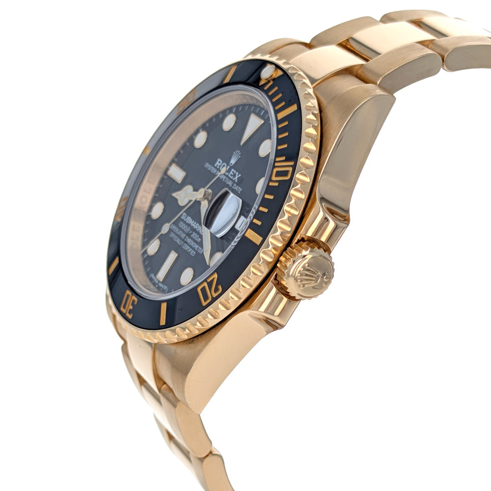 Rolex Submariner Date 40mm Yellow Gold 116618LN – The Estate Watch