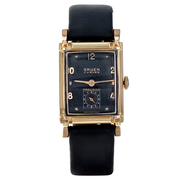 Gruen Curvex Precision Vintage Yellow Gold