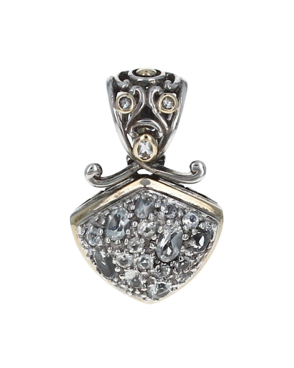John Hardy Batu White Topaz Pendant – The Estate Watch And Jewelry
