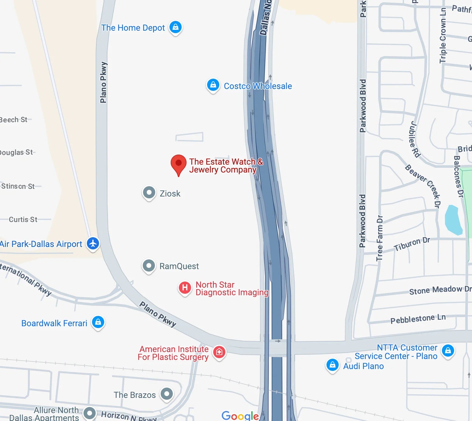 Plano Office Location Map