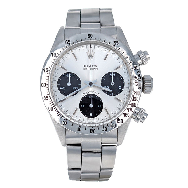 Rolex Cosmograph Daytona Vintage 37mm Stainless Steel 6265 – The
