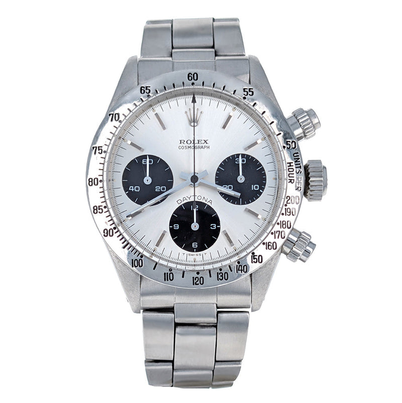 Rolex Cosmograph Daytona Vintage 37mm Stainless Steel 6265 – The