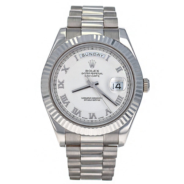 Rolex Day-Date 41 White Gold President 218239