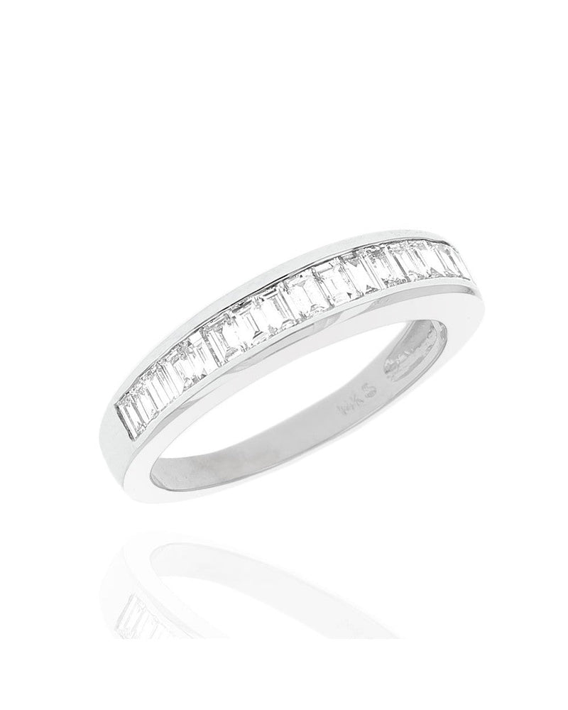 Diamond Tapered Ring in White Gold – The Estate Watch And Jewelry Company®
