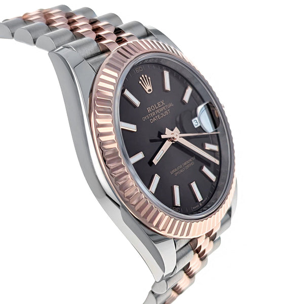 Rolex Datejust 41 Stainless Steel Rose Gold 126331