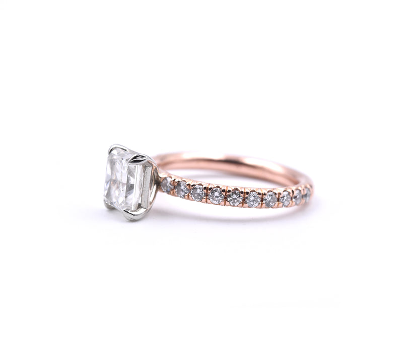 14K Rose Gold 1.27ct Diamond Engagement Ring
