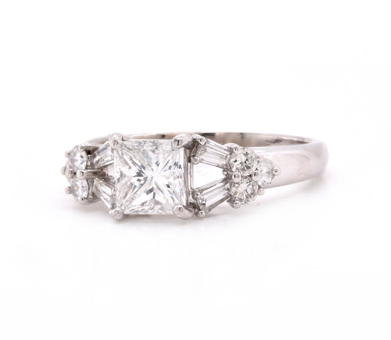 Platinum 1.05ct Diamond Engagement Ring