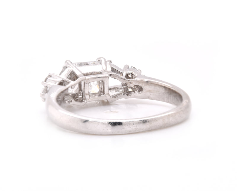Platinum 1.05ct Diamond Engagement Ring