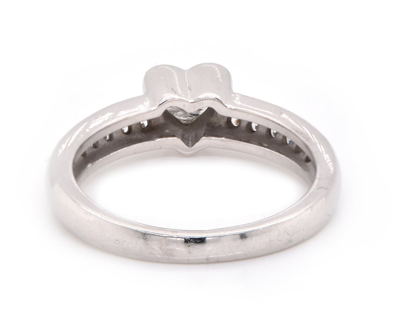 Honora Platinum 0.45 Heart Diamond Engagement Ring