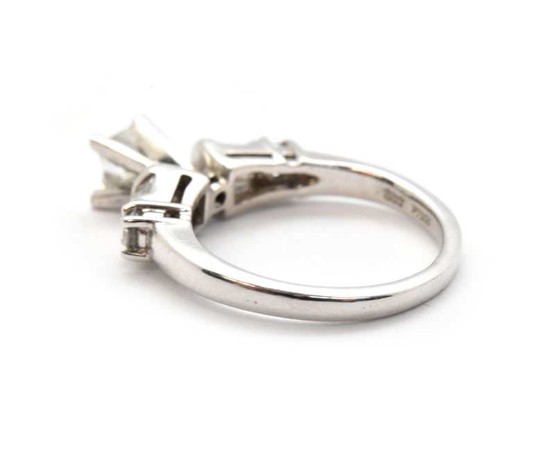 Princess Cut 0.40 Carat Diamond Platinum Engagement Ring