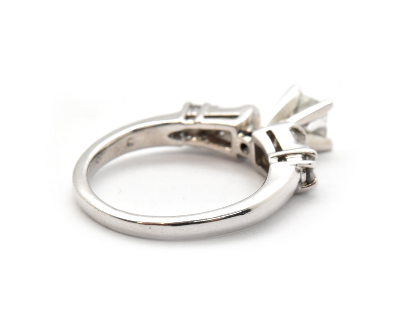 Princess Cut 0.40 Carat Diamond Platinum Engagement Ring