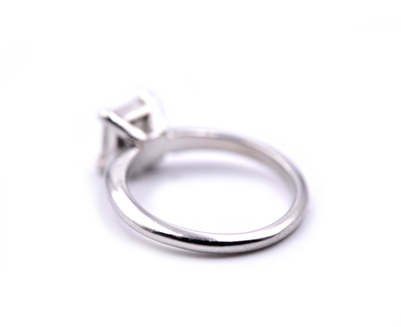 1.00ct Princess Cut Platinum Diamond Engagement Ring