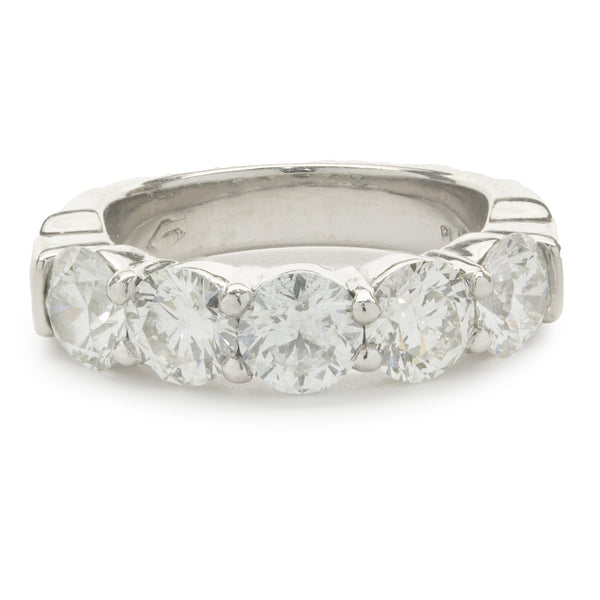 Platinum Five Diamond Band