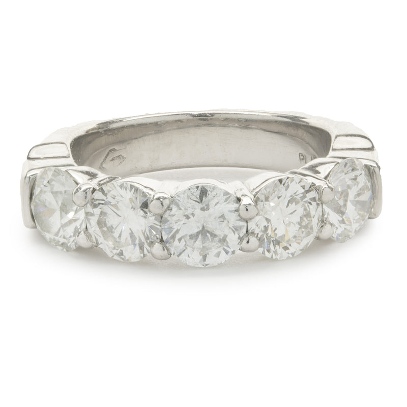 Platinum Five Diamond Band