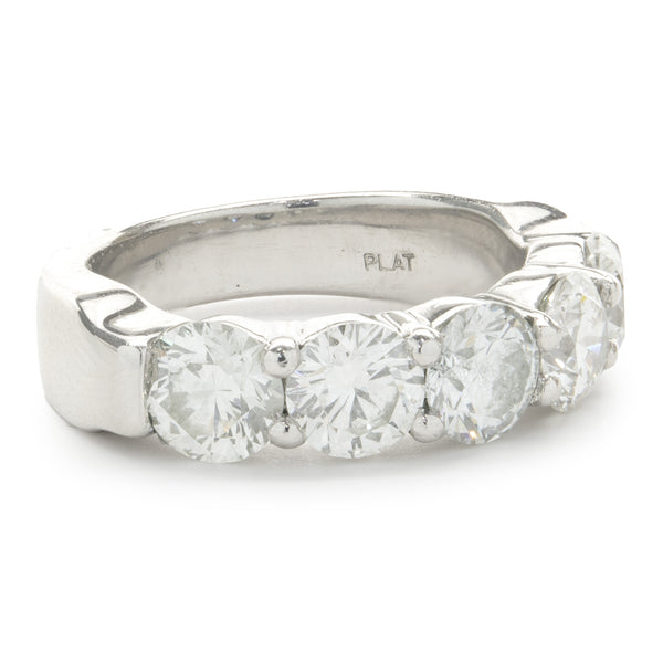 Platinum Five Diamond Band