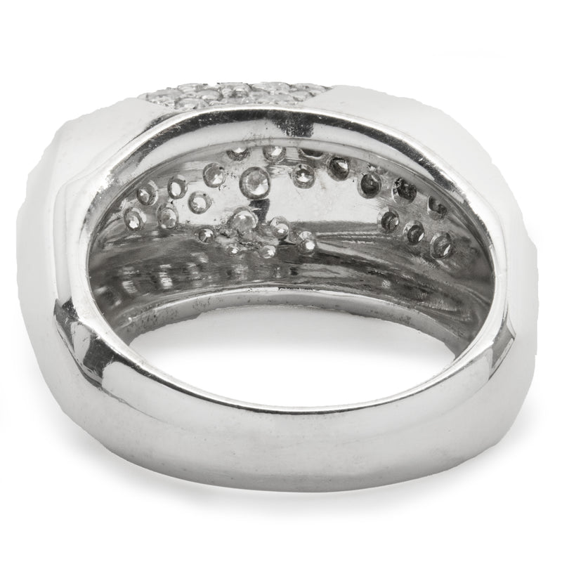 Didier Guerin Platinum & Diamond Fashion Ring