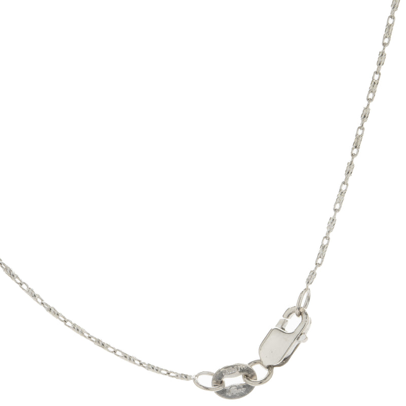14 Karat White Gold Vintage Art Deco Diamond Necklace